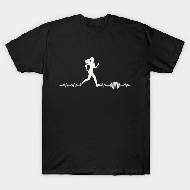 Funny Running Women Runner Coach Mom T-Shirt by Printopedy